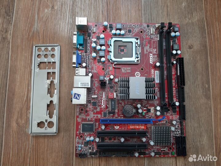 Материнская Плата MSI G31TM-P35