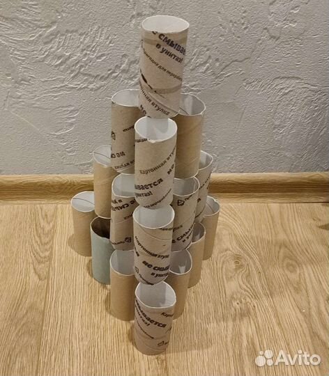 Втулки от туалетной бумаги, бумажных полотенец и с