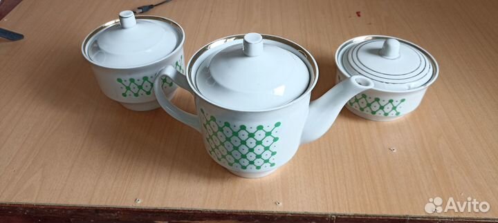 Чайник сахарница маслёнка СССР Дулёво