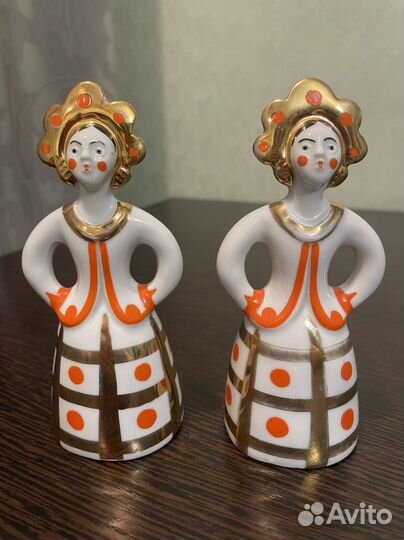 Статуэтка «Матрешка-невеста», Дулево, СССР
