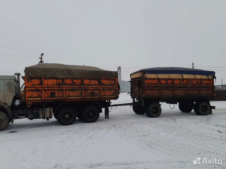 Грузоперевозки Камаз сельхозник с прицепом