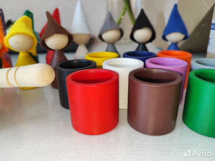 Развивающая деревянная игрушка, Монтессори