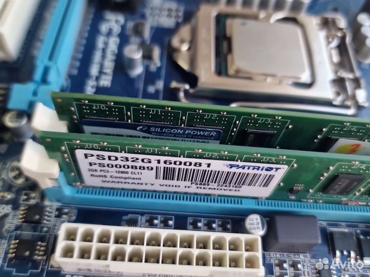 Комплект S-1155 H61+Core i3 3220+DDR3 4Gb