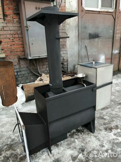 Банная печь Эконом 0.6 м толщина 9мм