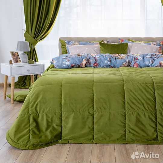 Новое покрывало Беллиссимо цитрон бархат