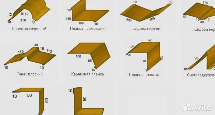 Уголок внутренний коричневый RAL 8017