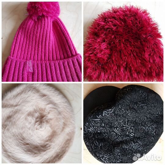 Шапка берет кепка женская много