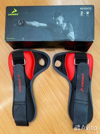 Утяжелители для ног/рук 1 кг