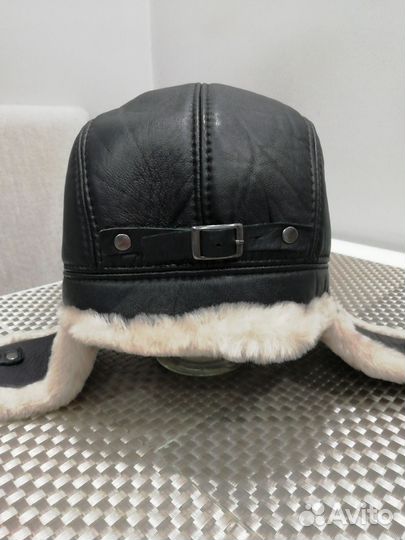 Шапка ушанка мужская овчина