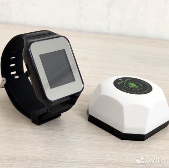 Беспроводная система/кнопка вызова официанта часы