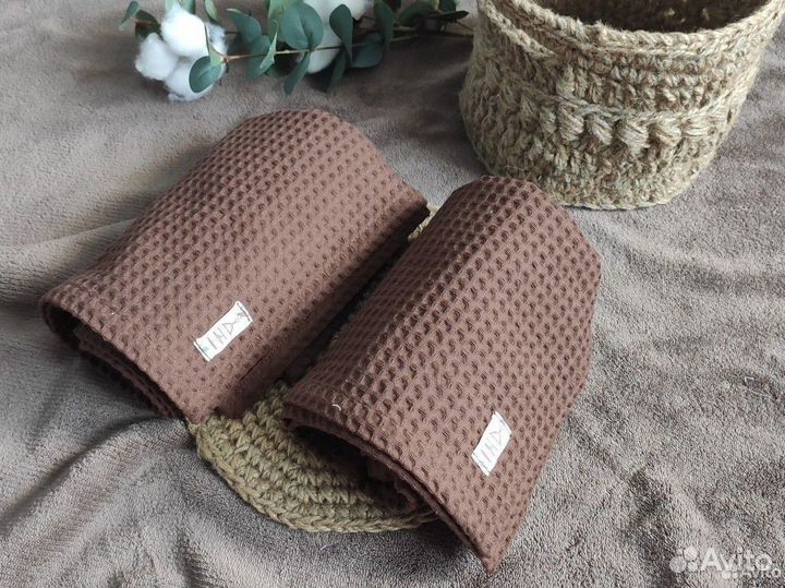 Полотенце из крупной греческой вафли ячейки 14 см