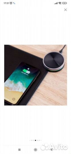 Коврикковрик Xiaomi Smartpad Qi,коврик для мыши