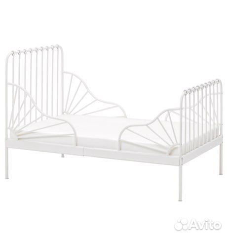 Кровать Миннен раздвижная Икеа, матрас