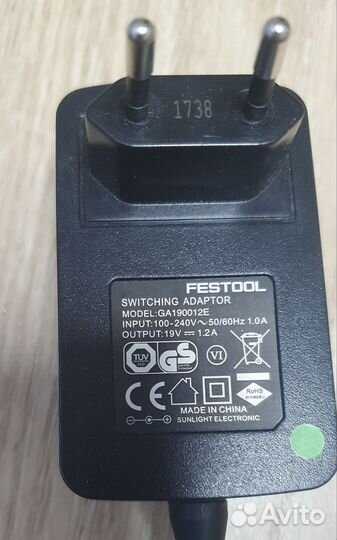 Фонарь Рабочая лампа syslite festool KAL II