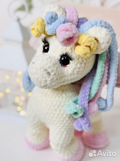 Мягкая игрушка единорог новый