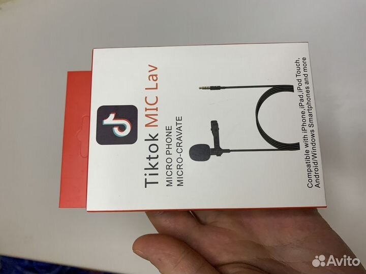Петличный микрофон Тик Ток новый