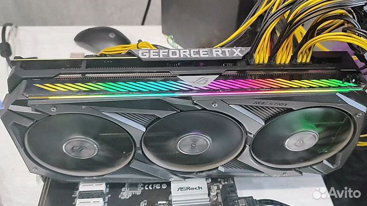 Видеокарта Asus rog strix rtx 3080