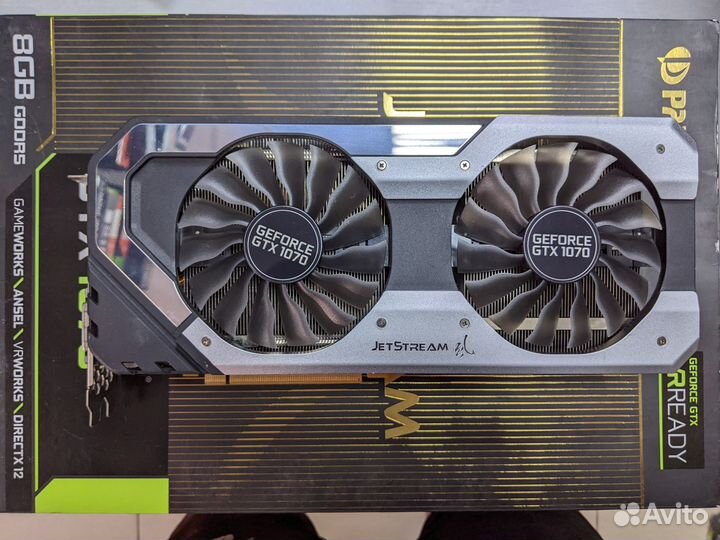 Palit GeForce GTX 1070 super jetstream 8 GB