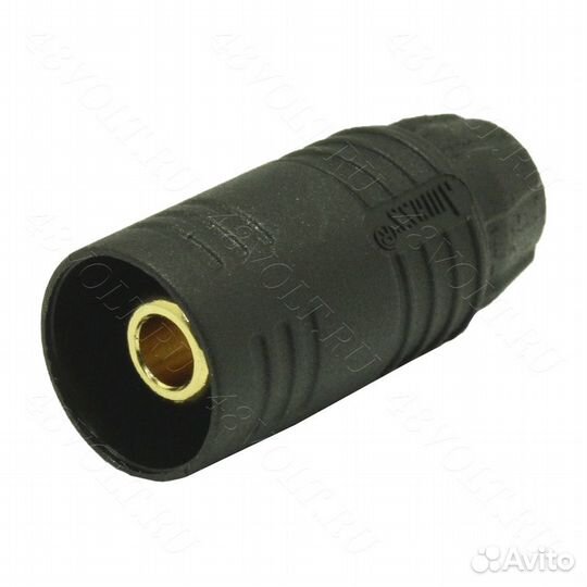 Силовой коннектор AS-150 черный (папа)