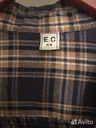 Мужская рубашка в клетку48-50