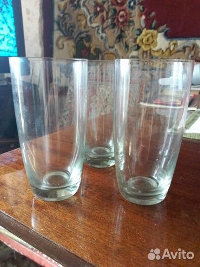 Подстаканники со стаканами СССР.Склянка Штанглас