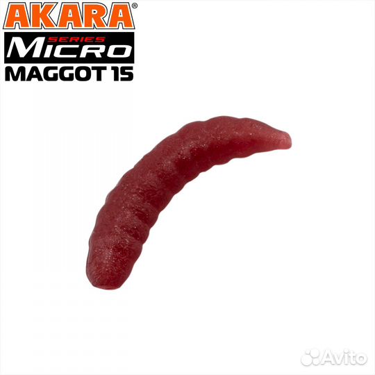 Силикон Akara Mikro Maggot 15 mm (40 шт.)