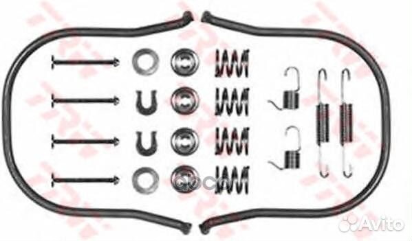 К-т уст барабан торм колодок задн sfk120 TRW