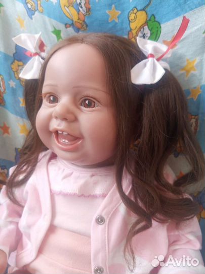 Кукла Реборн Бэгги 60см