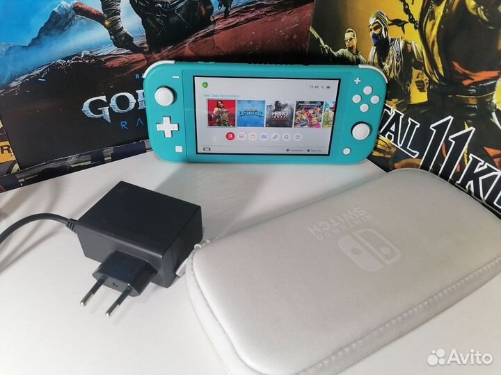 Прошитый Nintendo Switch lite 160Gb/Много Игр