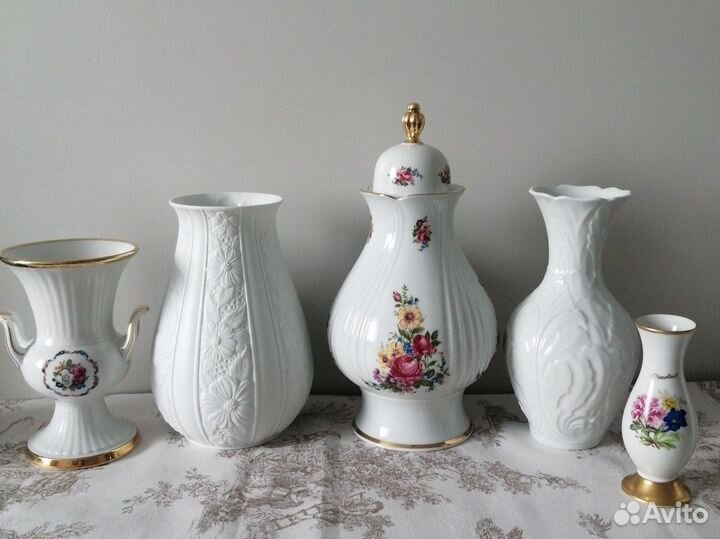 Фарфоровые вазы германия