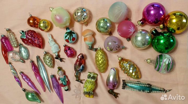 Елочные игрушки СССР