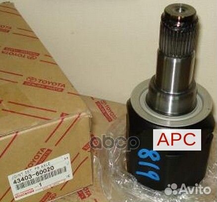 Шрус внутренний toyota land cruiser prado,surf