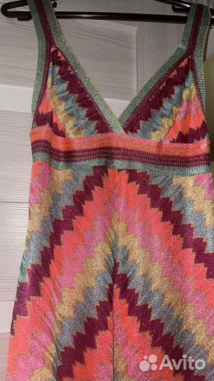 Длинное платье в стиле missoni