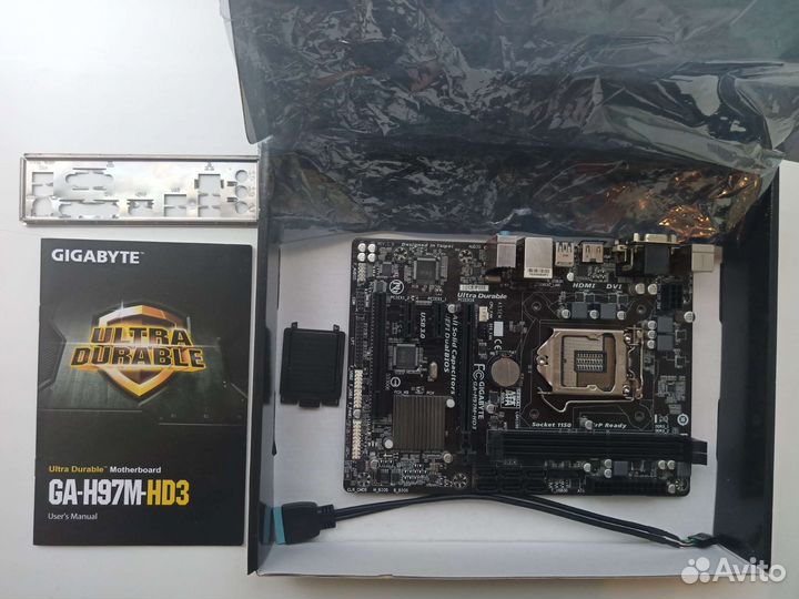 Материнская плата gygabyte h97m hd3 lga1150