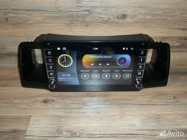 Магнитола Toyota Corolla Android с крутилками
