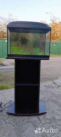 Аквариум с тумбой бу