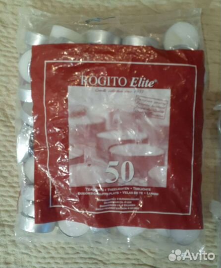 Плавающие свечи в упаковке:50шт.;30шт