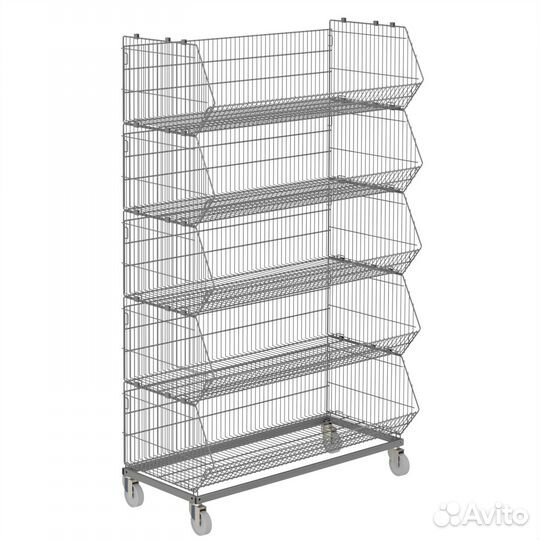 Стойка с корзинами, рекламная