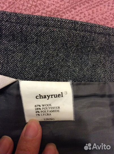 Юбка шерсть (почти новая) 50 р-р