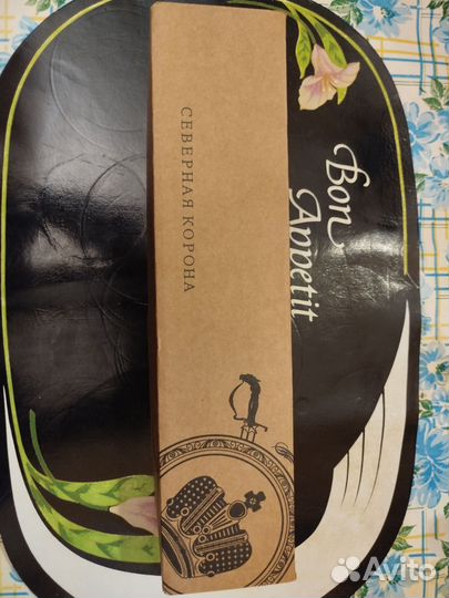 Нож из дамасской стали северная корона