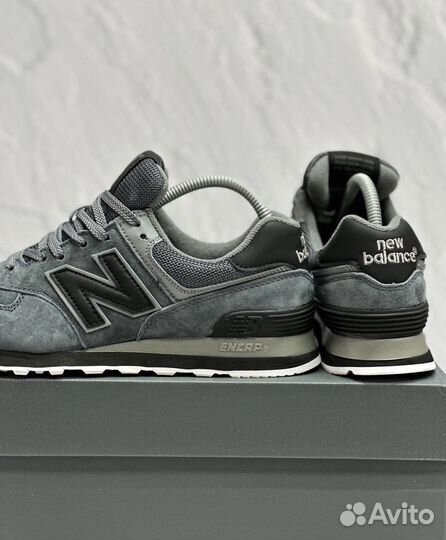Кроссовки new balance 574 серые