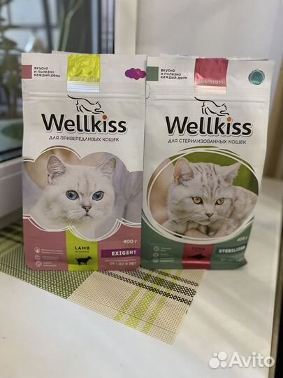 Сухой корм для кошек Wellkiss