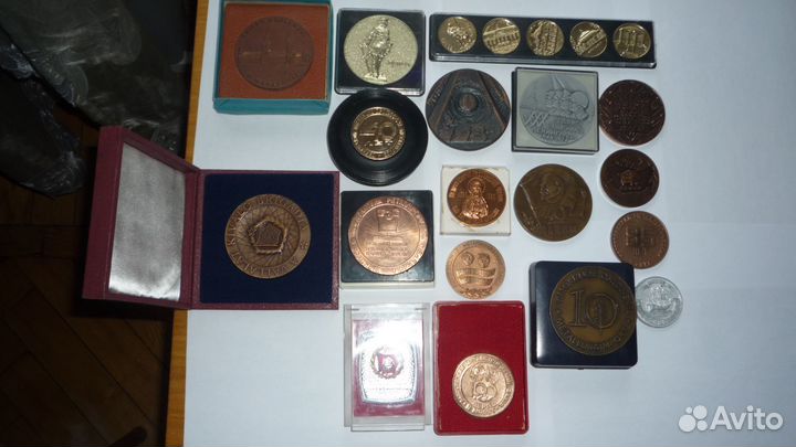 Медали настольные СССР