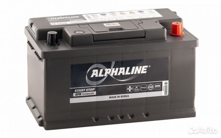 Аккумулятор Alphaline EFB Start-Stop 57510 75 Ач
