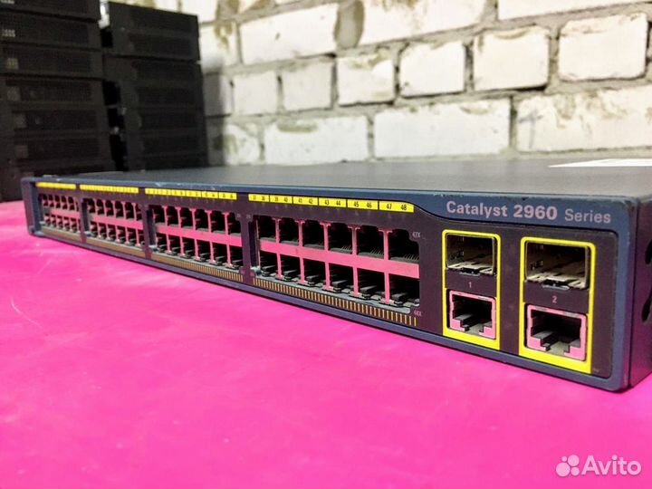 Коммутат Cisco WS-C2960-48TC-L L2,48x100,2xGE/SFP