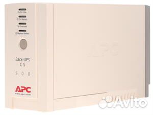 Ибп APC Back-UPS CS 500VA (резервный, 500 ва)