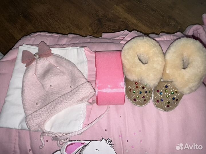 Конверт одеяло на выписку зима