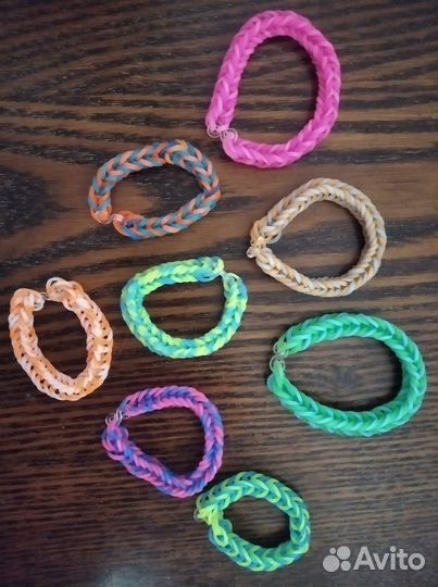 Плетеные браслеты из резиночек