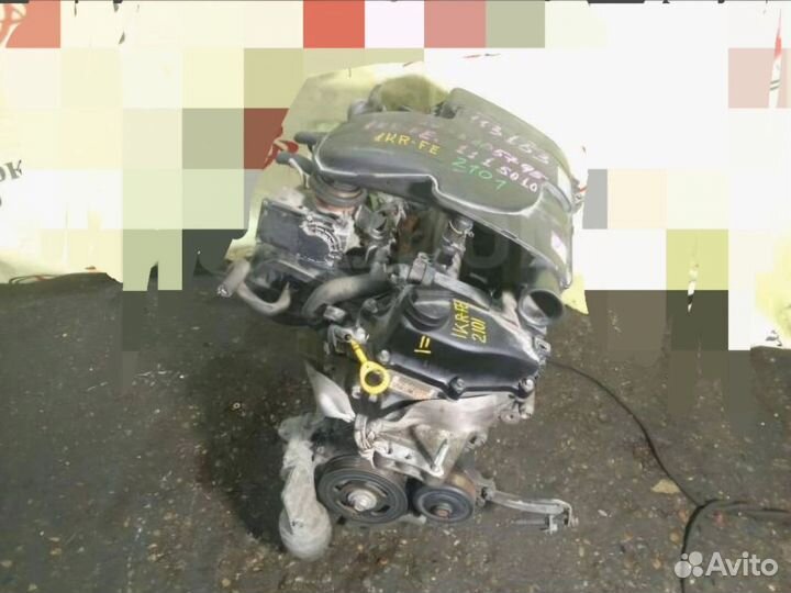 Двигатель Toyota vitz 1л