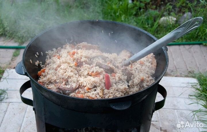 Казан чугунный узбекский